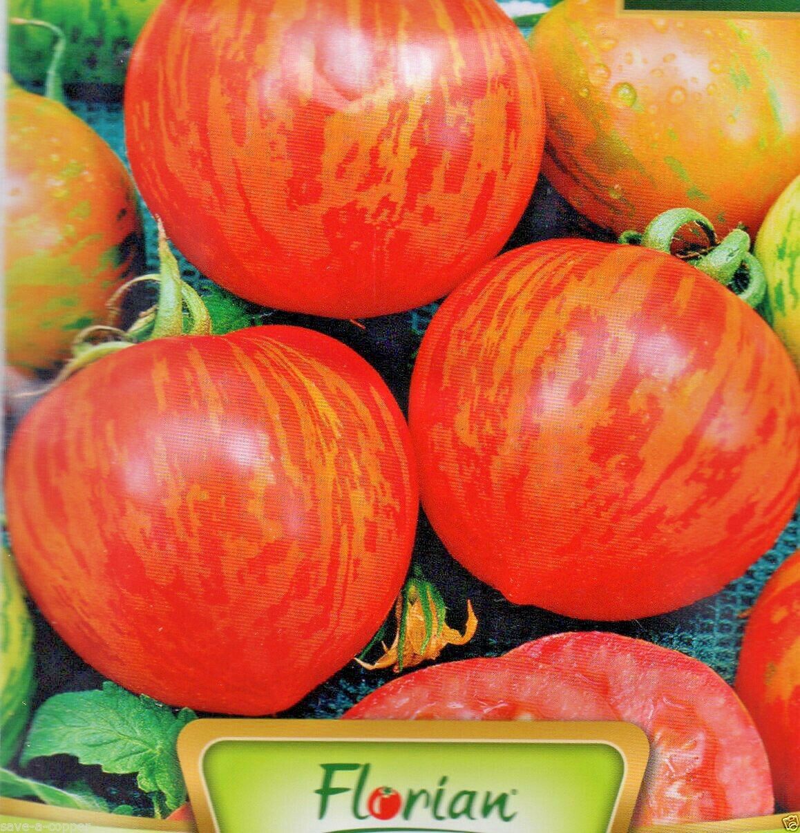 TOMATO - TIGERELLA - 150 HIGH QUALITY VEGETABLE SEEDS /586