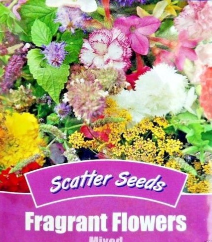SCATTER SEEDS FRAGRANT FLOWERS MIXED EASY TO SOW 325 HIGH QUALITY FLOWER SEEDS