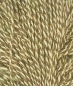 Pure 100% Sheep Wool Yarn - Untreated Undyed - Mix Light Brown & Cream 2ply 200g